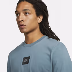 Nike Air Max Mens T Shirt Sportswear Graphic Logo - Storm Blue, S