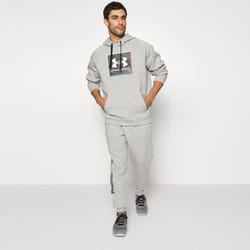 Under Armour Mens Rivel Graphic Tracksuit - Grey, S
