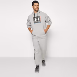 Under Armour Mens Rivel Graphic Tracksuit - Grey, L