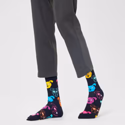 Happy Socks Unisex 2 Pairs Gift Crew Size UK 7 - 11 - Dog