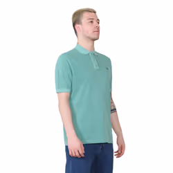 EX Marks & Spencer Mens Short Sleeve Polo Shirt - Green, M