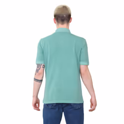 EX Marks & Spencer Mens Short Sleeve Polo Shirt - Green, 2XL