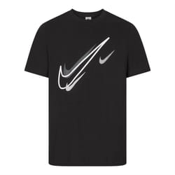 Nike Mens Sportswear Club Swoosh T Shirt - Black, S