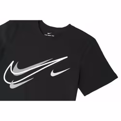 Nike Mens Sportswear Club Swoosh T Shirt - Black, S