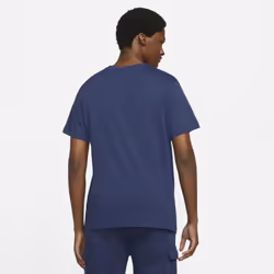 Nike Mens Sportswear Club Swoosh T Shirt - Navy, L