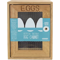 Wooden Egg Holder Storage Rack 2 Tier 12 Egg Cabinet Kitchen Cupboard Stand