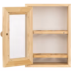 Wooden Egg Holder Storage Rack 2 Tier 12 Egg Cabinet Kitchen Cupboard Stand
