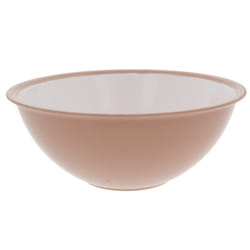 Salad Bowl Plastic Fruit Snack Serving Bowl Large Kitchen Tableware Round Square - Round Brown