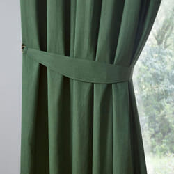 Fusion Dijon Tie Backs - Bottle Green