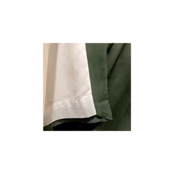 Sorbonne 100 Cotton Pair of Eyelet Curtains 66 Width x 90 Drop 168 x 229cm in Bottle Green