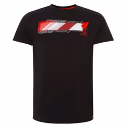 Liverpool Black Raised Embroidery Print Tee - XL
