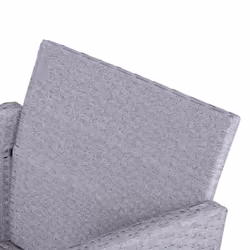 Outsunny 5 Pieces Outdoor Patio Furniture Set Wicker Conversation Set Grey - Additional view 6