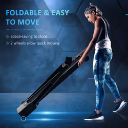 HOMCOM 600W Foldable Electric Treadmill With LCD screen - Additional view 5