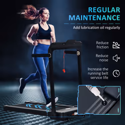 HOMCOM 600W Foldable Electric Treadmill With LCD screen - Additional view 6