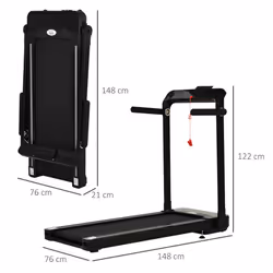 HOMCOM 600W Foldable Electric Treadmill With LCD screen - Additional view 7