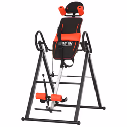 HOMCOM Adjustable Gravity Inversion Table with Safety Belt, Red - Additional view 8