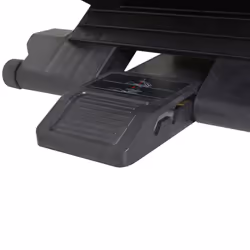 HOMCOM Adjustable Under-Desk Footrest Height Angle Tilt Anti-Slip, Black - Additional view 6
