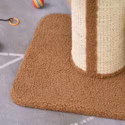 PawHut 2-Tier Cat Kitten Resting Tree w/ Top Basket Cushion Sisal Post Brown - Additional view 6