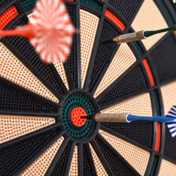 HOMCOM LED Dartboard Electronic Scoreboard 8 Players 27 Games Fun w/ 12 Darts - Additional view 6