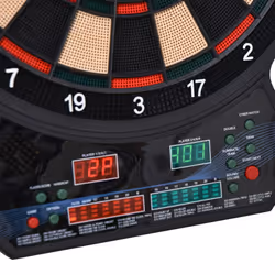 HOMCOM LED Dartboard Electronic Scoreboard 8 Players 27 Games Fun w/ 12 Darts - Additional view 7