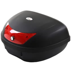 HOMCOM 48L Motorcycke Trunk Travel Luggage Storage Box, Can Store Helmet