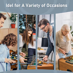 HOMCOM 2ft Foosball Table Arcades Competition Sized for Kids, Adults, Indoor - Additional view 5
