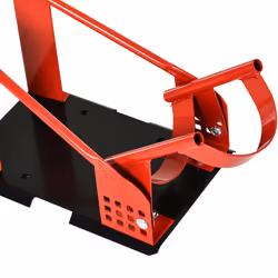 HOMCOM Motorcycle Wheel Chock 8-15.5 cm Metal Holder For Truck And Trailer - Additional view 4