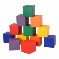 HOMCOM 12 Piece Soft Play Blocks Soft Foam Toy Building Stacking Block for Kids - Additional view 8