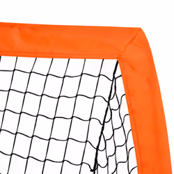 HOMCOM Football Goal Folding Outdoor with All Weather Net 6'x3' Orange - Additional view 7