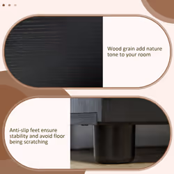 Vinsetto 2-Tier Locking Filing Cabinet Office Storage Cabinet, Black