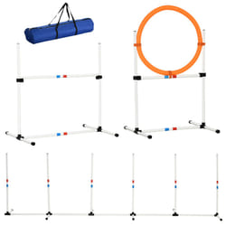 3-Piece Suit Agility Set for Dog Training Exercise Adjustable Obedience