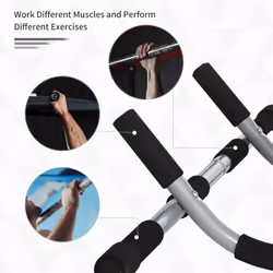 HOMCOM Indoor Fitness Door Horizontal Bar Pull-ups Home Gym Upper Body Workout