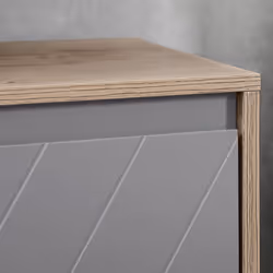 HOMCOM 60x60cm Under-Sink Storage Cabinet w/ Adjustable Shelf 2 Doors Cabinet - Additional view 4