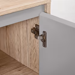 HOMCOM 60x60cm Under-Sink Storage Cabinet w/ Adjustable Shelf 2 Doors Cabinet - Additional view 5