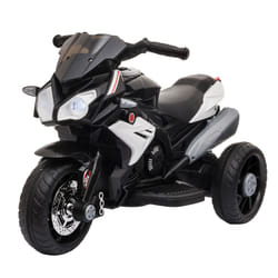 HOMCOM Kids Electric Motorcycle Ride-On Toy 6V Battery Music Horn Lights Black