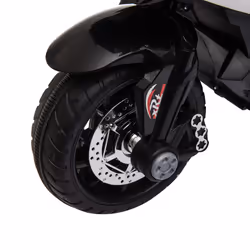 HOMCOM Kids Electric Motorcycle Ride-On Toy 6V Battery Music Horn Lights Black - Additional view 8