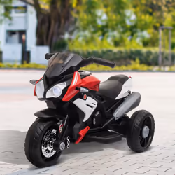 HOMCOM Kids Electric Motorcycle Ride On Toy, 6V Battery, Music, Horn, Lights