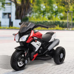 HOMCOM Kids Electric Motorcycle Ride On Toy, 6V Battery, Music, Horn, Lights
