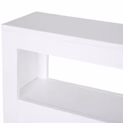 HOMCOM 72x16cm Narrow Bathroom Storage Unit 2 Drawers Open Top - Additional view 6
