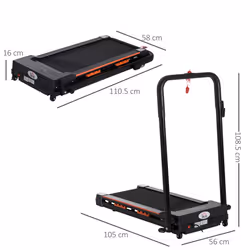 Homcom 1-6km/h Folding Motorised Treadmill