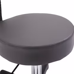 HOMCOM Beautician's Adjustable Grey PU Leather Swivel Salon Chair