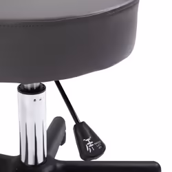 HOMCOM Beautician's Adjustable Grey PU Leather Swivel Salon Chair - Additional view 4