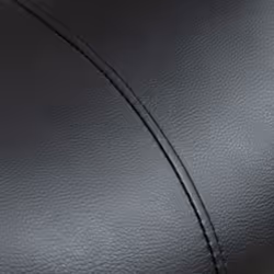 HOMCOM PU Leather Saddle Stool w/ Moulded Padded Seat Adjustable Height Black - Additional view 7