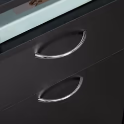 HOMCOM  Filing Cabinet with Drawers and Open Shelf, 60cm, Black - Additional view 7
