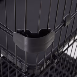 PawHut Four-Level Small Animal Cage, Indoor Pet House, Black, 81 x 52.5 x 114 cm - Additional view 6