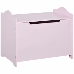 HOMCOM 40x60cm Kids Storage Box Toy Organiser for Child 3 Yrs+ Bedroom Pink - Additional view 8