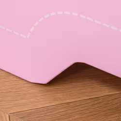 HOMCOM Kids Bed Princess Castle Theme w/ Side Rails Slats Home 3-6 Yrs Pink - Additional view 6