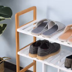 HOMCOM 4-Tier Shoe Rack Home Storage Wood Frame Boot Compartment - Additional view 6