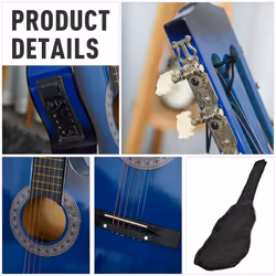 HOMCOM Beginner Acoustic Electric Cutaway Guitar Kids Guitar and Junior Guitar - Additional view 5