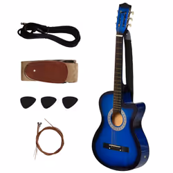 HOMCOM Beginner Acoustic Electric Cutaway Guitar Kids Guitar and Junior Guitar - Additional view 8